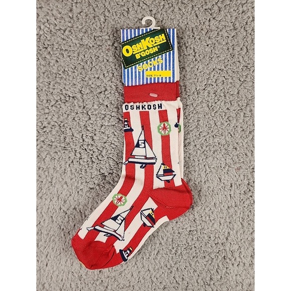 OshKosh B’gosh Other - Vintage OshKosh B'Gosh Socks Sailboat 1991 New W/ Tags